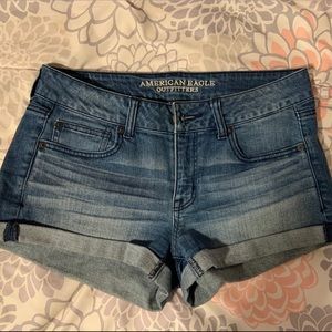 American Eagle “shortie” shorts